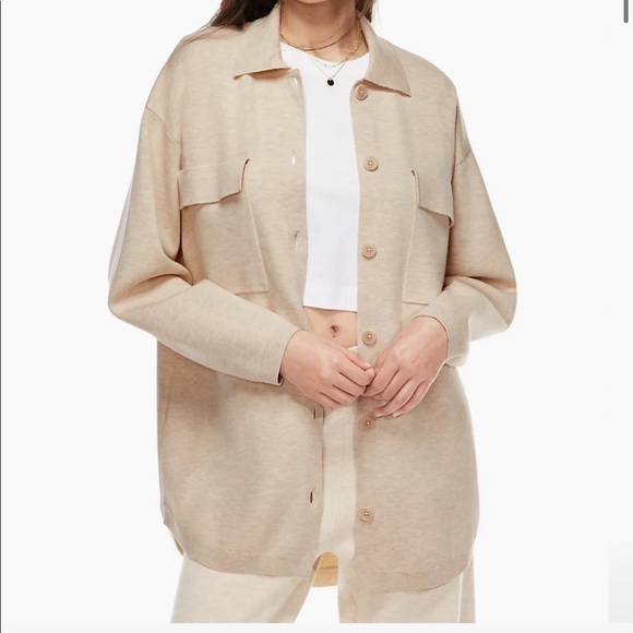aritzia ronnie shirt jacket